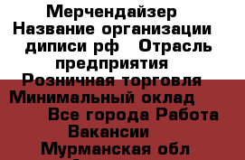 Мерчендайзер › Название организации ­ диписи.рф › Отрасль предприятия ­ Розничная торговля › Минимальный оклад ­ 25 000 - Все города Работа » Вакансии   . Мурманская обл.,Апатиты г.